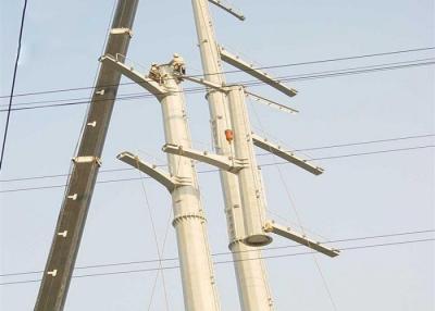 China 5m - 100m 33kv Transmission Line Towers , Steel Pole Tower ISO Certificated for sale