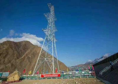 China Electricity Transmission Line Steel Towers , 10KV - 1000KV Steel Tube Tower for sale