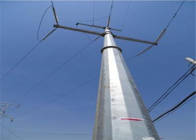 China 5 - 70m Power Monopole Transmission Tower Tensile Tested High Capacity for sale