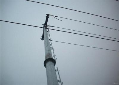 China Flange Welding Monopole Transmission Line Tower , Painted High Voltage Tower for sale