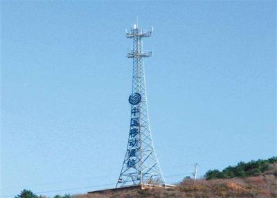 Cina Galvanizzato/ha dipinto la torre di antenna autosufficiente, torre esterna dell'albero dell'antenna in vendita