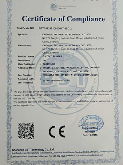 CE - Chengdu Txc  Technology Co., Ltd.