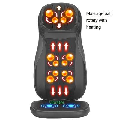 China Full Body Body Massager Chair Shiatsu Back Neck Seat Massage Cushion Kneading For Home Office for sale