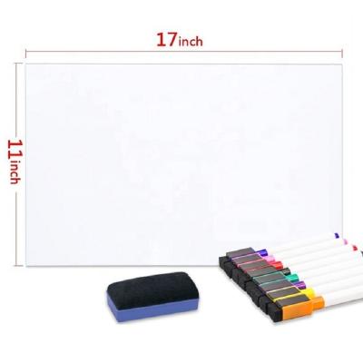 China Shape Hot-sell Magnetic White Board Size Whiteboard Eraser Dry Planner Custom Whiteboard With Dry Erase Erasers for sale