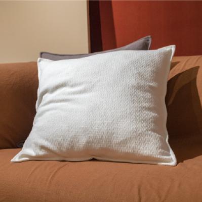 China PORTABLE Durable Pure Color Organic Cotton Linen Cushion Protector Cover Decorative Throw Pillow Case for sale