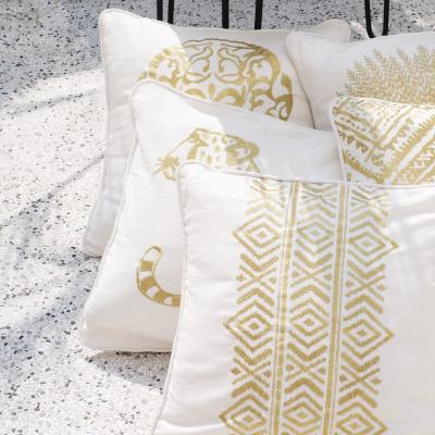 China Northern Europe diamond pattern embroidered luxury pillow light style home decoration pillow case for sale