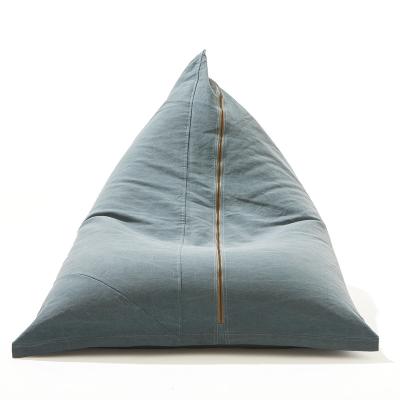 China Hot Selling Foldable High Quality Home Funiture Canvas Cover Canvas Bean Bag Chair,Kids Bean Bag Chairs Sofa Chair for sale