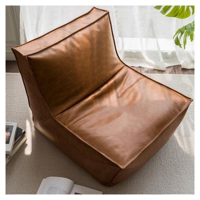 China Single Sofa Bean Bag Cover Tatami Chair Lazy Sofa Bean Bag Balcony Bedroom (The Other) Adjustable Small Apartment for sale