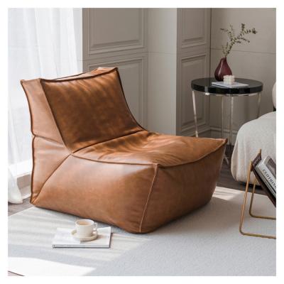 China Sofa Kids Bean Bag Chair (Other) Single Shape Adjustable Leather-Cloth Fabric Lazy Floor Sofa Cover for sale