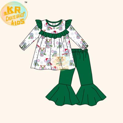 China Casual 2 Piece Pant Set New Arrival Christmas Clothes Festival Clothing Kid Wear Baby Clothing Sets for sale