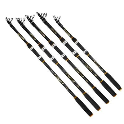 China 1.8m-3.6m Portable Telescopic Casting Spinning Rod Boats Sea Rock Carp Feeder Rod Travel High Quality Carbon Fiber Fishing Rod for sale