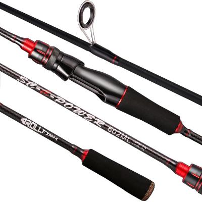 China New Carbon Fiber 7-30g Rod Carbon Fiber Lure Spinning Weight Light Up Inshore Cheap Black Spinning Fishing Rod Ultra for sale