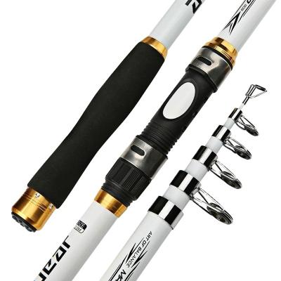 China Fishing Rod Portable Spinning Rod Driver FRP Stick Telescopic Hard Pole Pole Carbon Spinning Rod 2.1M -3.6M Carp Fishing Rod for sale