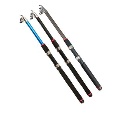 China Lure Rod Sea Fishing 2.1m/2.4m/2.7m/3.0m/3.6m FRP Pole Glass Telescopic Fishing Rod for sale