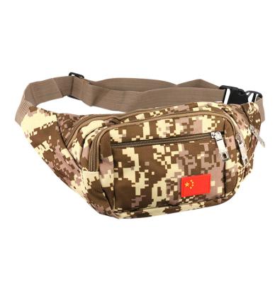 China Portable Waist Bag Waterproof Nylon Fishing Outdoor Sports Camouflage Colors Belt Bag for sale