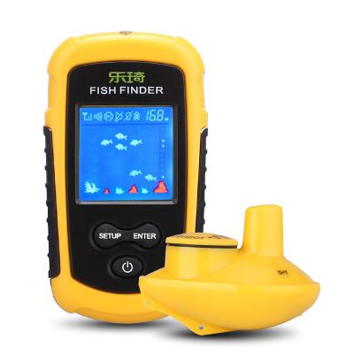 China Outdoor Fish Finder 125KHz Waterproof High Quality Wireless Finder 40M Depth 100M Sonar Ice Night Fish Finder for sale