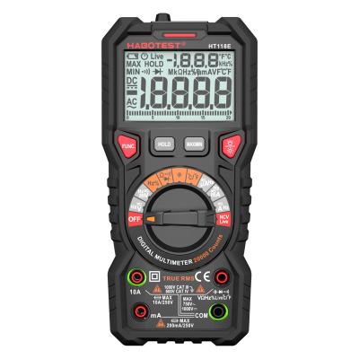 China HT118E Digital Multimeter 20000 Counts True Rms NCV HZ Multimeters Transistor Tester Voltimetro Capacitance Meter for sale