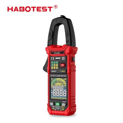 China HT203D Digital Clamp Meter Multimeter AC Current And AC/DC Voltage Tester With Amp Ohm Continuity Hz Tester Voltmer for sale