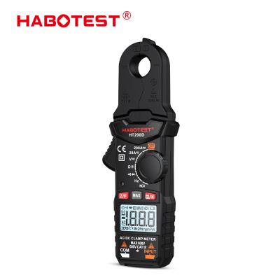 China HT200D Clamp Meter DC/AC Current Voltage Digital Clamp Meter Measure Frequency Of Resistance Capacitance NCV Test for sale