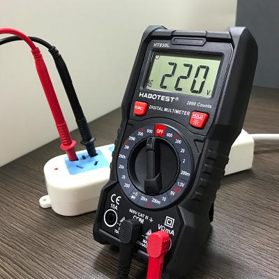 China Het Hulpmiddel gelijkstroom van Ce van HABOTEST 600V en AC Voltage, gelijkstroom-Stroom, Weerstands, Diode en Transistormeetapparaat Digitale LCD Multimeter Te koop