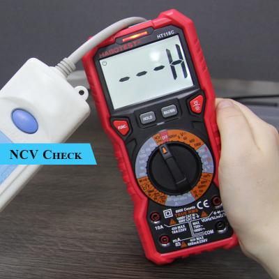 China Ware RMS de Capacitieve weerstands Digitale Multimeter 6000 van HABOTEST 10A Tellingen met Temperatuur NCV AC gelijkstroom Te koop