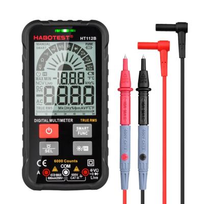 China De Slimme Slanke Digitale I-Multimeters 600V 6000 Tellingen TRMS van HT112B Habotest Te koop