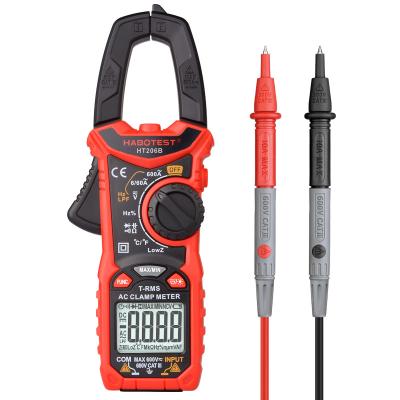 China 6 Volt 100nF Digital Clamp Meter Multimeter , 6A Clamp Voltage Tester for sale