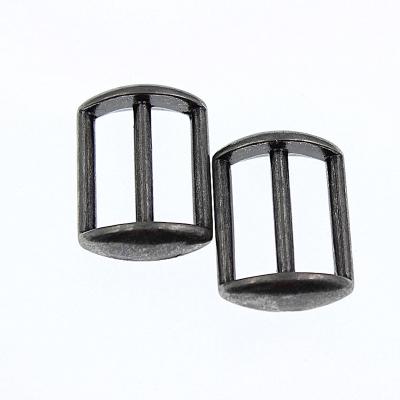 China Nickel Free Manufacturers Customized Gunmetal Zinc Alloy 18mm Buckles For Garment Hats for sale