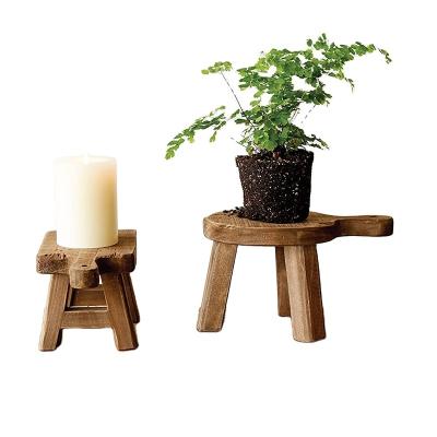 China Nice Eco-Friendly Adjustable Indoor Outdoor Bamboo Wooden Potted Plant Stand Bamboo Plant Stand for sale