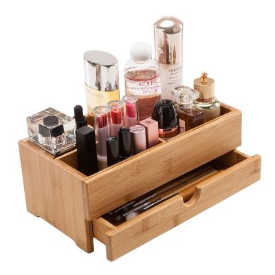 China Viable Cosmetic Organizer Bathroom Countertop Skincare Makeup Storage Organizer Cosmetic Display Case for Dresser and Vanity for sale