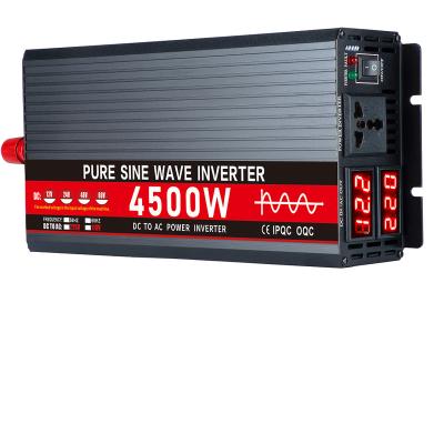 China Home Appliance New Arrival Ready In Best Quality Power Inverter 4500w Inverter Current 12V DC To 220V AC Charger Inverter for sale