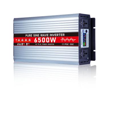 China Home appliance best price pure sine wave dc to ac solar power inverter china price inverter 12v 24v 48v 110v 220v 6500w inverter for sale