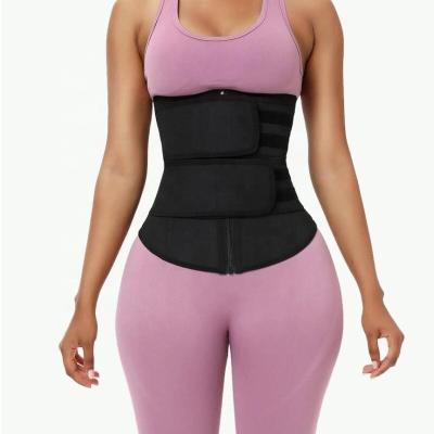 China Antibacterial Neoprene Body Shaper Women Sweat Shapewear Waist Trainer Slimming Sheath Tummy Reducing Shaper Workout Trimmer Belt Corset for sale