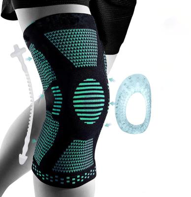 China Knee Pad For Pain Relief Running Mounting Medical Silicone 3D Knee Brace Compression Sleeve Support Pads Knee Protectors With Patella Gel Pads And Side Stabilizers for sale