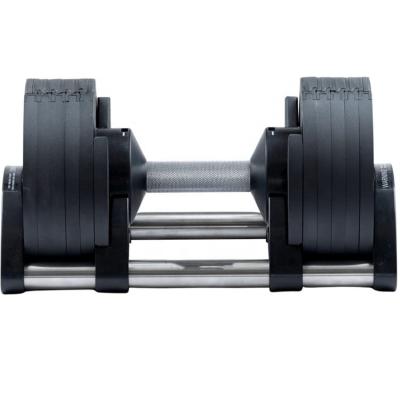 China Universal 2022 High Quality Upgraded Quick Adjusting Adjustable Dumbbell Sets Multiple Levels Weigh With One-Hand 5 To 80 Lbsin Stock for sale