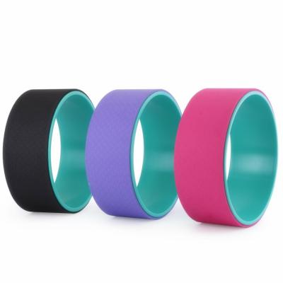 China Eco-friendly compressive long lasting beauty back yoga wheel pilates wheel for sale