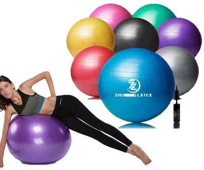 China Durable Anti-Shatter Multiple Sizes Exercise Balls For Stability Balance Yoga for sale