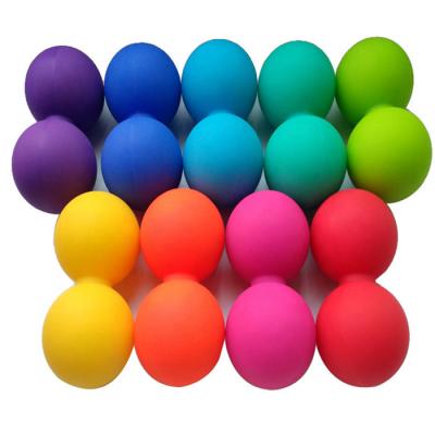 China Double Hand Grip Silicone Lacrosse Ball Yoga Massage Ball For Gym Fitness Bodybuilding for sale