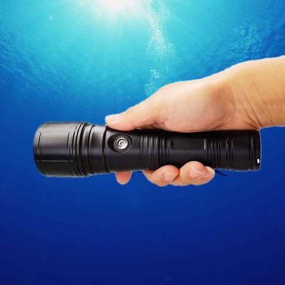 China DL-B20 Emergency Flood Spot Beam Adjustable Underwater Bright 2500 Lumens USB Diving Flashlight for sale