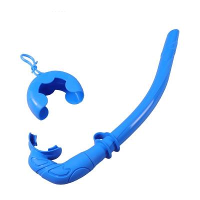 China Hot Selling Soft Snorkels Collapsible/Soft/Durable WK-01 Free Diving Tube Snorkel Folding Silicone for sale