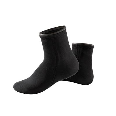 China Black Non Slip Durable Waterproof Anti Slip Beach Socks 3mm Neoprene Socks For Diving Surfing for sale