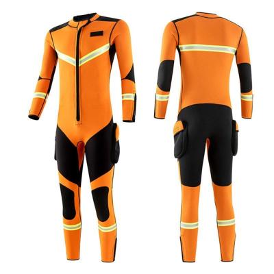 China DST-06 Long Sleeves Antibacterial Water Rescue Searching Team Mens 3mm Neoprene Diving Wetsuits for sale