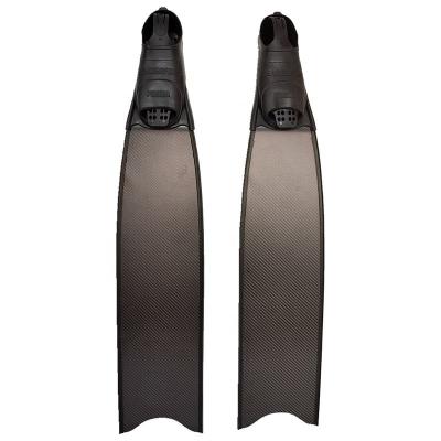 China Speed ​​Up / Long Carbon Fiber Freediving Fins High End / Durable Carbon Fins For Freediving Spearfishing Swimming for sale