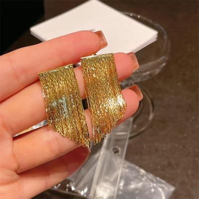 China TRENDY metal wind Su chain earrings fashion temperament all match the tide of high quality ear for sale