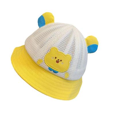 China Image Summer autumn Kid Boy Cartoon Letter Embroidered  Children Girls Outdoor Leisure Mesh Sport hat Headwear for sale