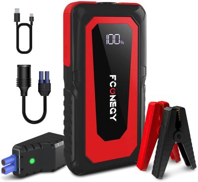 China 20000mAh Capacity Cheap Multi-Functional Battery 12v Touring Car Battery Car Jump Starter With LCD Display Screen for sale