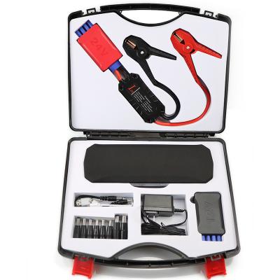 China 12v 24v Vehicles Powerful Gas Diesel Portable Car Jump Starter 19200mah 24V Jump Starter Battery for sale