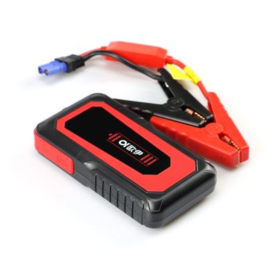 China Car Jump Start Emergency 12V Gasoline Diesel Car Starting 500A Current High Capacity 13200 Mah Jumper Cable Car Jump Starter for sale