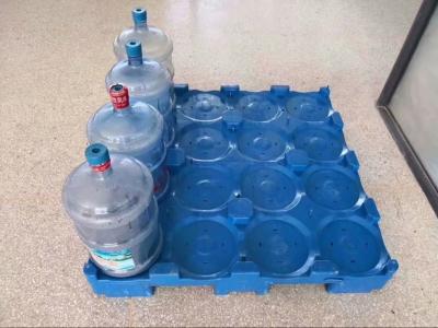 China Customized Logo Printing 5L Water Bottle Plastic Warehouse Pallets HDPE Material for sale