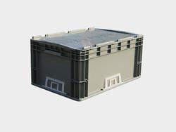 China 5 L Straight Wall Industrial Plastic Storage Box , Hp3a Shipping Pallet Boxes for sale